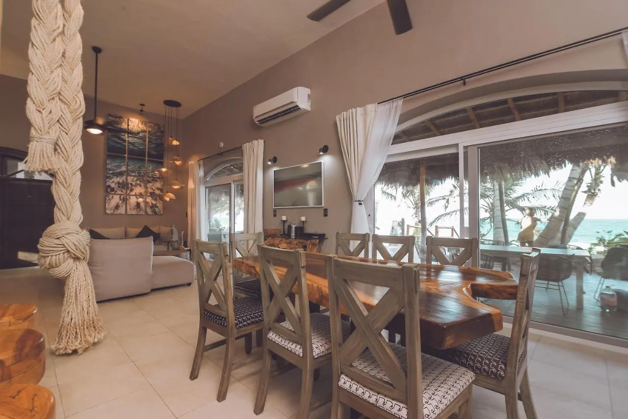 Villa Destiny Tulum Beach Front Luxury Villa Mexico